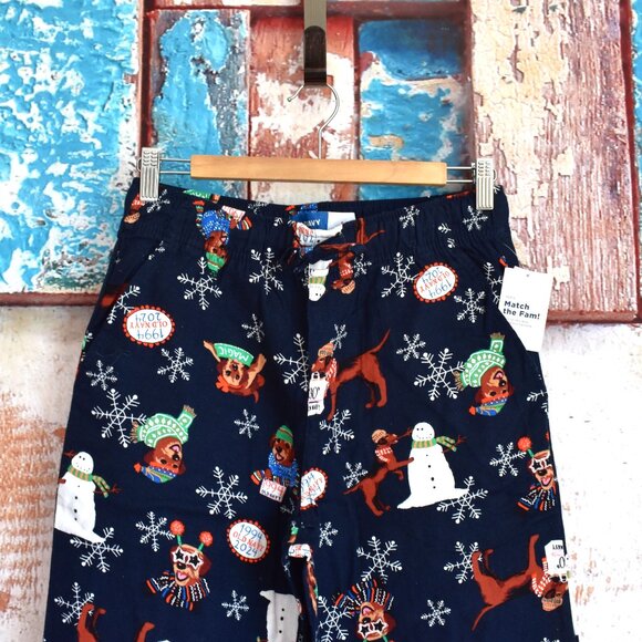 Men's Old Navy Flannel Pajama Pants Sleep Lounge SMALL Magic Mascot NEW - Picture 2 of 10